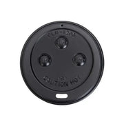 Prime Source Black Lid for 10/12/16/20/24 Ounce Coffee Cups - #75000249 Prime Source