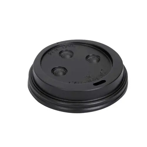 Prime Source Black Lid for 10/12/16/20/24 Ounce Coffee Cups - #75000249 Prime Source