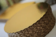 10" Corrugated Scalloped Cake Circles- Gold - #1615 Southern Champion