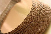 9" Corrugated Scalloped Cake Circles- Gold - #1610 Southern Champion