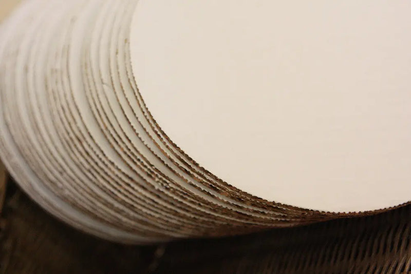 8" Corrugated Grease Proof Cake Circles- Bright White - #11209 Southern Champion