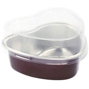 Disposable Mini Heart Shaped Foil Pan with Plastic Lid   #3055P KitchenDance