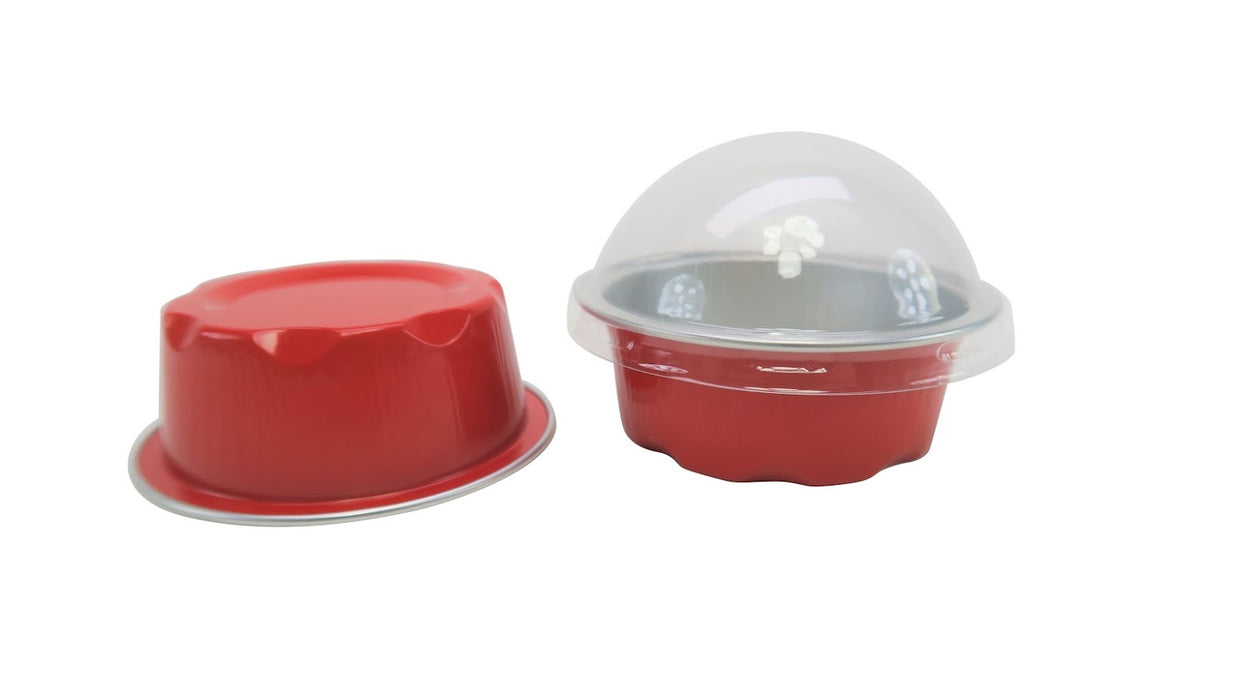 Plastic lid for 2 oz. Disposable Colored Foil Cup with Plastic Lid  #PL-A3