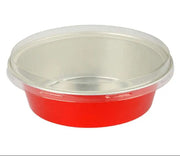 Plastic lid for 5 oz. Colored Foil Ramekins   #PL-A41 KitchenDance