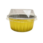 4.5 oz. Colored Aluminum Ramekin or Dessert Cup with Lid #A35P KitchenDance