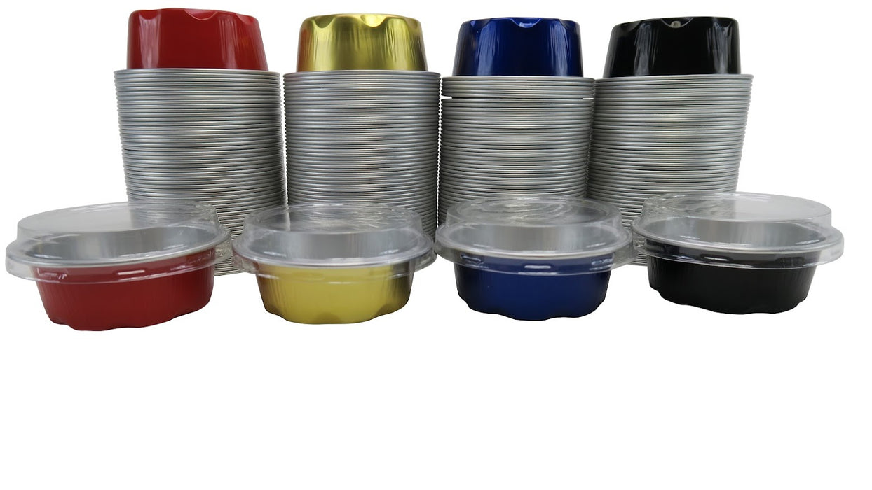 Plastic lid for 2 oz. Disposable Colored Foil Cup with Plastic Lid  #PL-A3