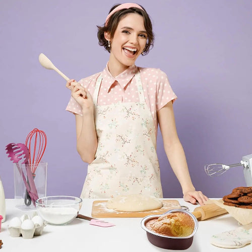 Disposable Mini Heart Shaped Foil Pan   #3055NL KitchenDance