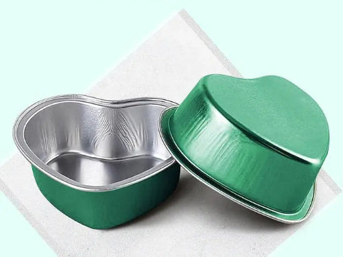 Disposable Mini Heart Shaped Foil Pan   #3055NL KitchenDance