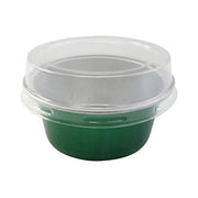 1½ oz. Colored Foil Cups with Plastic Lids #A45P KitchenDance