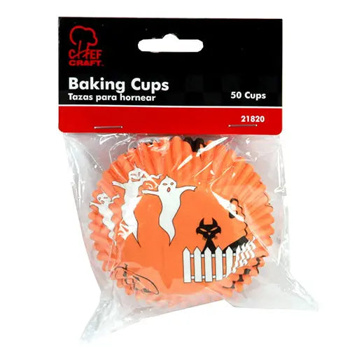 50 Count Halloween Baking Cups - #21820 Chef Craft