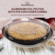 9" Two Piece Pie Container with Low Dome Lid    #WJ40 D&W Fine Pack