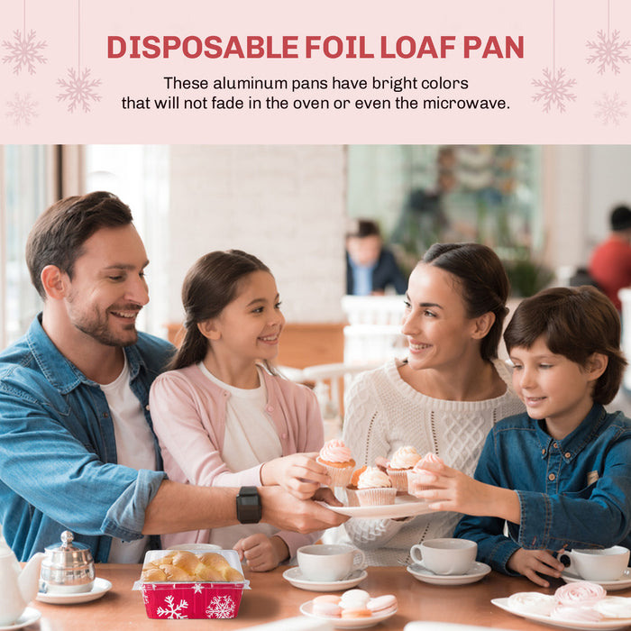 Molde para pan de aluminio desechable para fiestas de 2 lb con tapa de plástico n.° 9401P