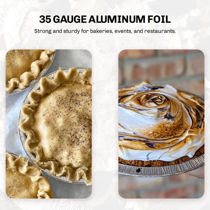 D & W Fine Pack 8" Disposable Aluminum Foil Deep Pie Pan   #816 D&W Fine Pack