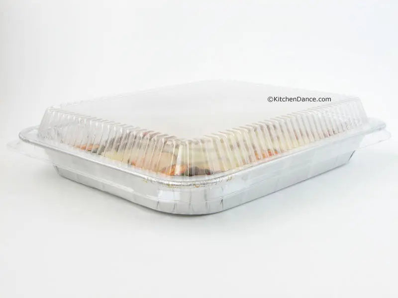 Plastic Lid for Half Size Steam Table Foil Pan  #P4300 HFA Inc. -- Handi-foil of America