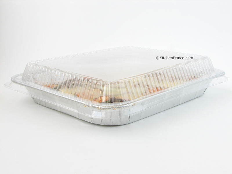 Plastic Lid for Half Size Steam Table Foil Pan  #P4300