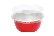 Plastic lid for 4 oz. Colored Foil Ramekins / Baking Cups   #PL-A50 KitchenDance
