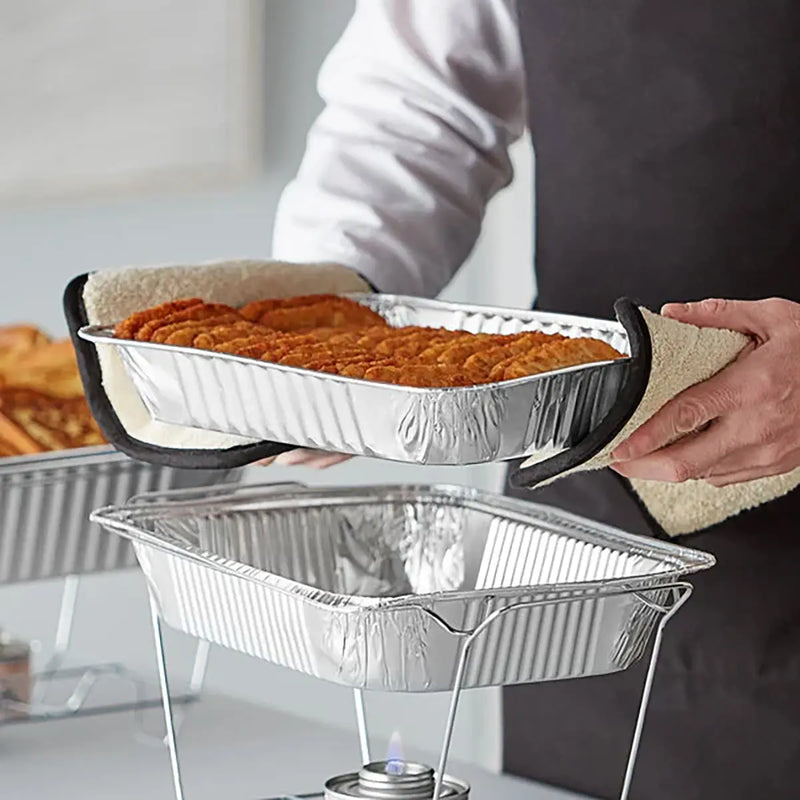 Disposable Aluminum Foil Half Size Steam Table Pan  Medium Depth   #4255 Western Plastics