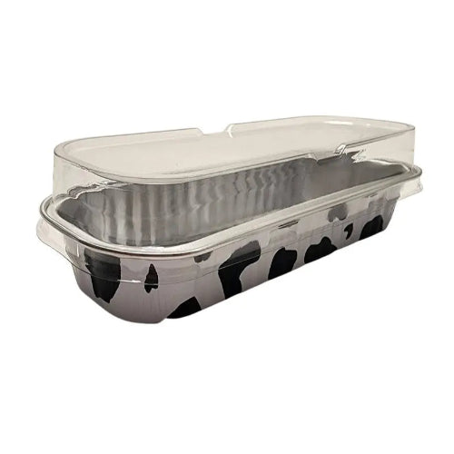 Rectangular Colored Aluminum Baking Tin with Plastic Lid - #A43P KitchenDance