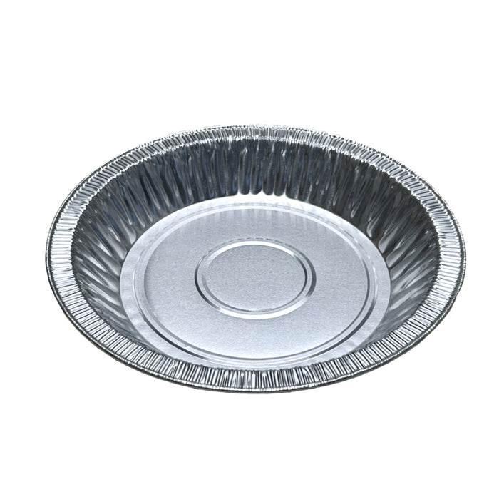 KitchenDance 8" Heavyweight Disposable Aluminum Pie Pan - #KD-841