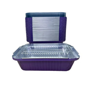 Amazon Overstock 1½ lb. Foil Deep Carryout Pan with Plastic Lid - 50 Count - #7650P KitchenDance