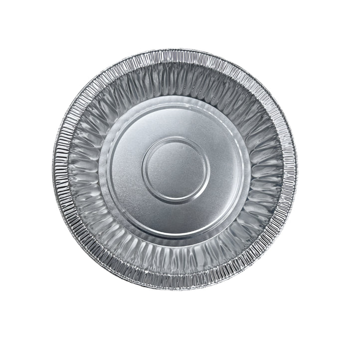 KitchenDance 8" Heavyweight Disposable Aluminum Pie Pan - #KD-841