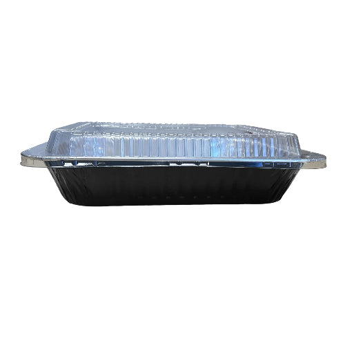 Half Size Colored Disposable Steam Table Pans with Plastic Dome Lid - #53900P KitchenDance