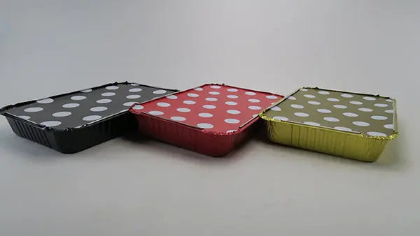 Board Lids for 4 lb. Aluminum Foil Takeout Containers KitchenDance