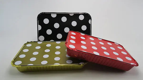 Board Lids for 4 lb. Aluminum Foil Takeout Containers KitchenDance