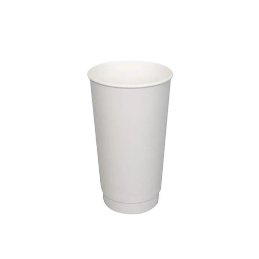 Prime Source 20 oz. White Paper Double Wall Hot Cup - #75000436 Prime Source