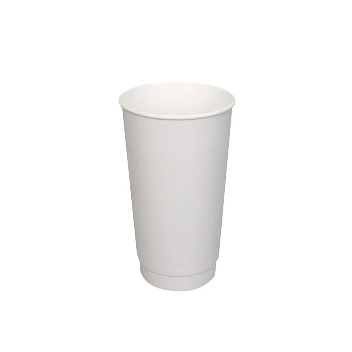 Prime Source 20 oz. White Paper Double Wall Hot Cup - #75000436 Prime Source