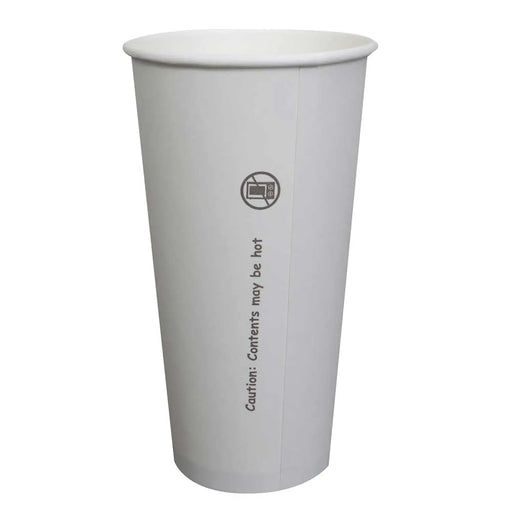 Prime Source 20 oz. White Paper Double Wall Hot Cup - #75000436 Prime Source