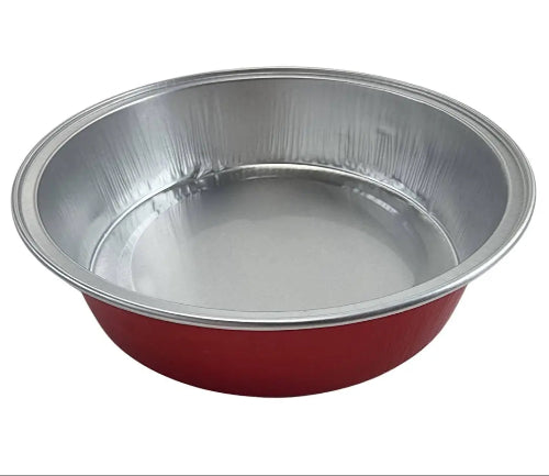 8 oz. Smooth wall Disposable Round Foil Pan  #A42NL KitchenDance