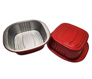 5" x 5" Colored Aluminum  Heavy Foil Square Pan #A69NL KitchenDance