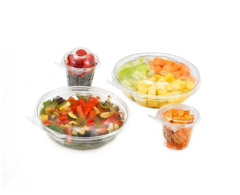 Safe-T-Fresh® tamper evident 12 oz. Fruit Cup w/ Domed lid Inline Plastics