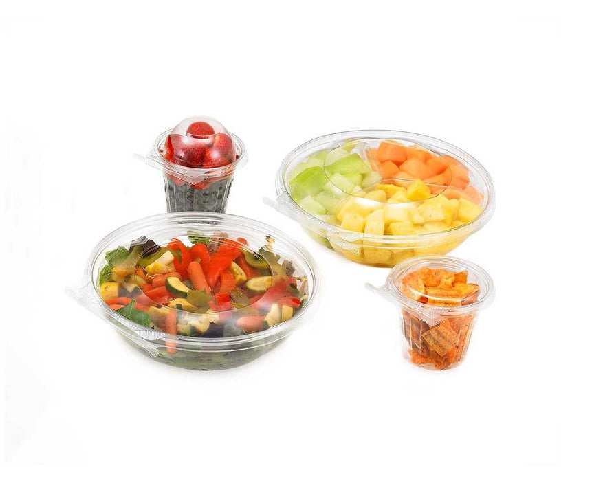 Vaso para fruta de 12 oz con tapa abovedada y a prueba de manipulaciones Safe-T-Gard ®