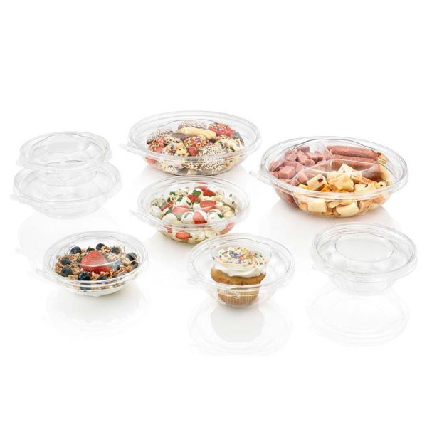 Safe-T-Fresh ® tamper evident 5 compartment Party Platter