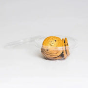 Safe-T-Fresh 24 oz. Tamper Evident & Tamper Resistant Plastic Clamshell Bowl - #TS24RN - KitchenDance