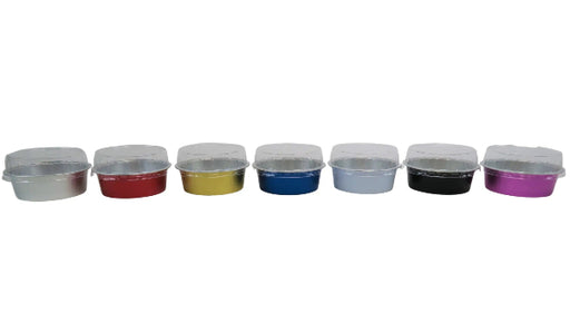 5 oz. Colored Foil Ramekins  with Plastic Lid    #A41P KitchenDance