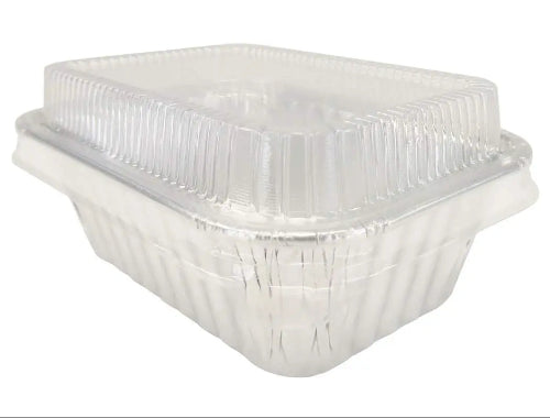 Mini Loaf Pan with Lid- 6 fluid oz. - Disposable Colored Foil  #4004P KitchenDance