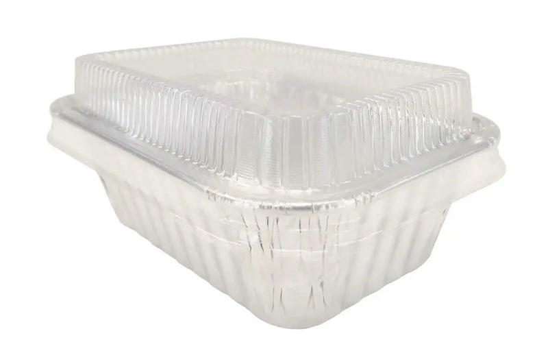 Amazon Overstock 6 oz. Disposable Colored Polka Dot Foil Mini Loaf Pan with Lids - 100 Count - #4004P KitchenDance