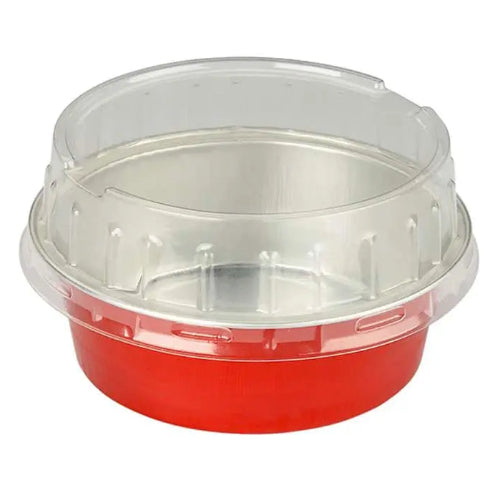 Plastic lid for 5 oz. Colored Foil Ramekins   #PL-A41 KitchenDance