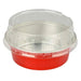 Plastic lid for 5 oz. Colored Foil Ramekins   #PL-A41 KitchenDance
