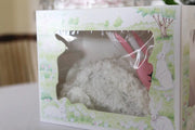 Southern Champion 7 x 10  x 5" Semi Automatic Easter Bunny Window Bakery Boxes - #2491 Southern Champion