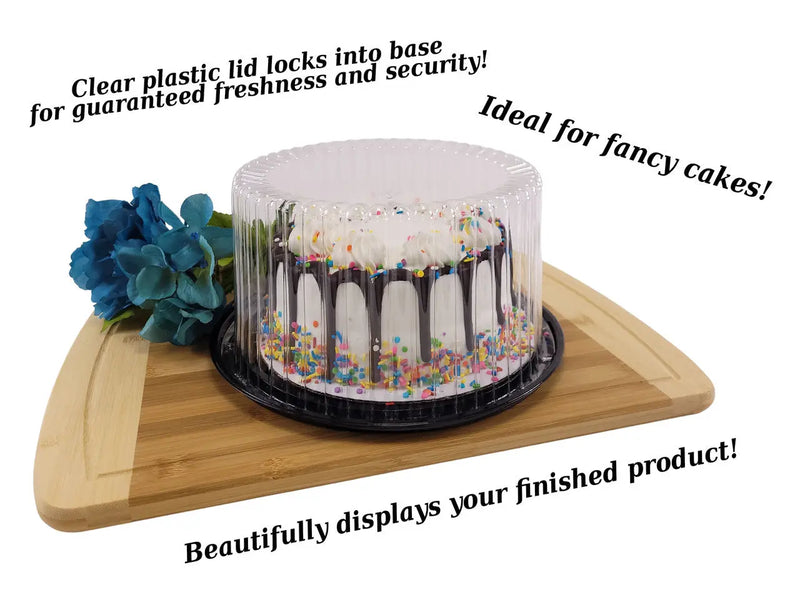 9" Display Cake Container for 2-3 layers    #WG27 D&W Fine Pack