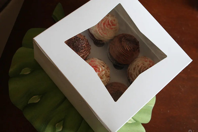 Southern Champion 9 x 9 x 4"  Auto Window Bakery Box #24293 Southern Champion
