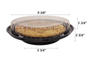 8" Two Piece Plastic High Dome Pie Container  #WJ37 D&W Fine Pack
