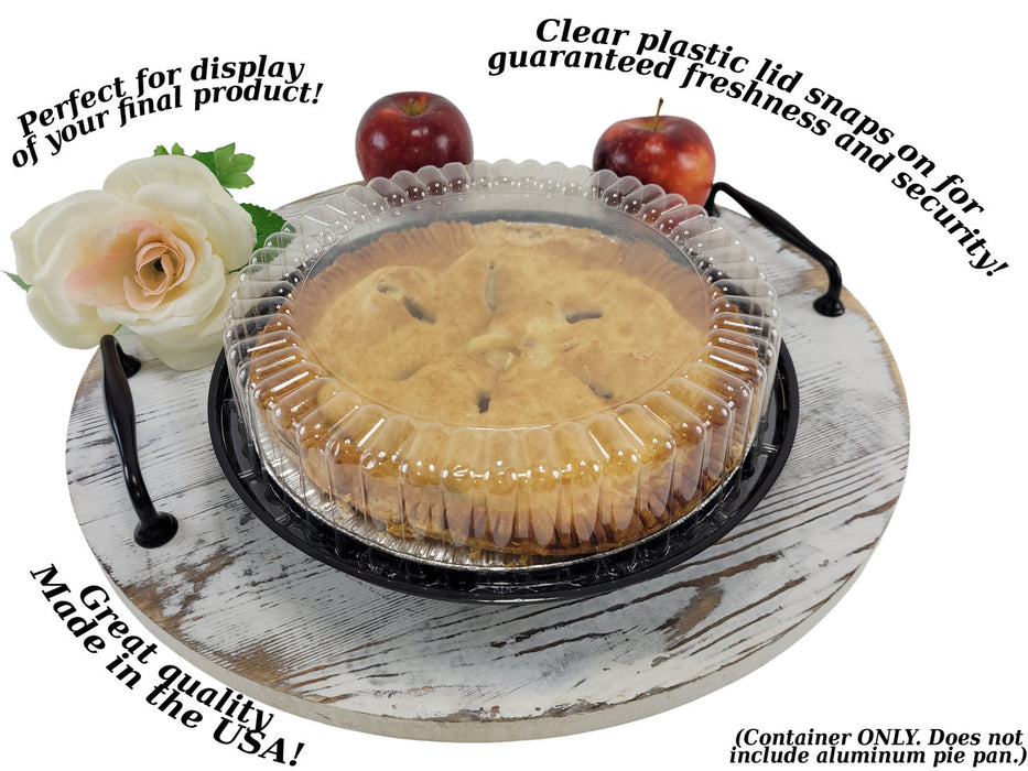 10" Pie Container with High Dome Lid   #WJ45