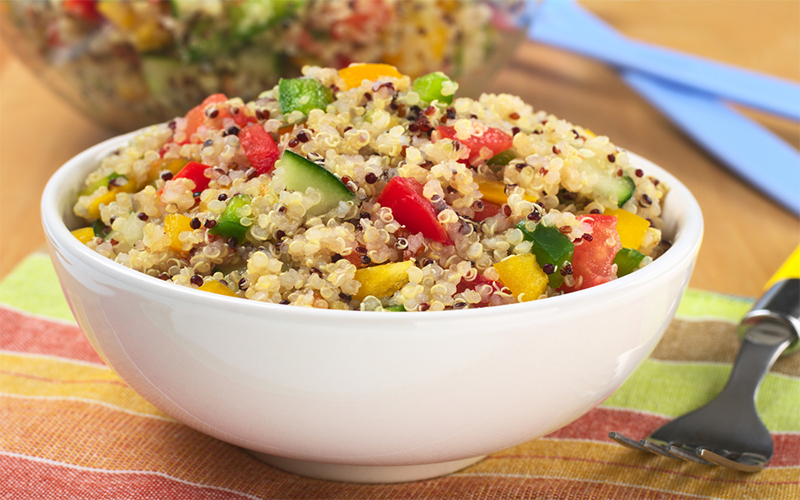 Key Components: Quinoa And Vegetables